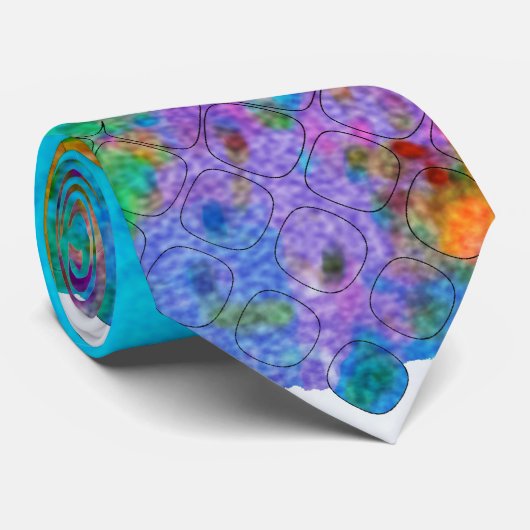 Cravate Cool Grunge Up Splatz Graffiti Art Design (Roulé)