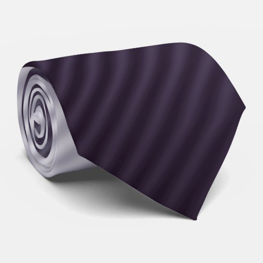 Cravate Cool moderne design design élégant Eggplant Bleu (Roulé)