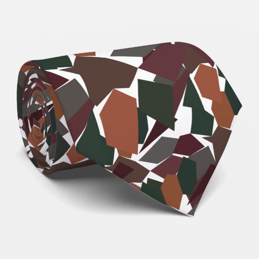 Cravate Cool moderne géométrique Abstrait (Roulé)