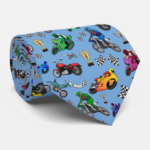Cravate Cool Motorcycle Illustrations Motif