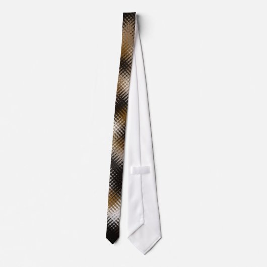 Cravate Cool multicolore Wavy Zig Zag Motif (Dos)