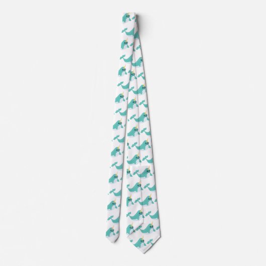 Cravate Cool Narwhal Motif (Dos)