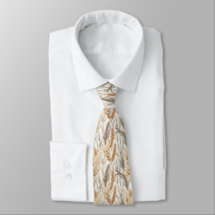 Cravate Cool Pampas motif carrelé Grass