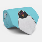 CRAVATE COOL PENGUIN (Roulé)