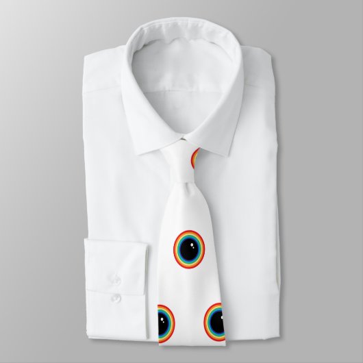 Cravate Cool Rainbow Eyes (Attaché)