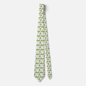 Cravate cool Saint Patrick's Day leprechaun carrelé (Devant)