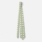 Cravate cool Saint Patrick's Day leprechaun carrelé (Dos)