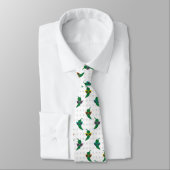 Cravate Cool Shades Green Chili Motif (Attaché)