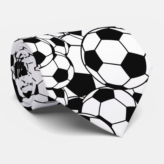 Cravate cool Soccer balle de sport carrelé (Roulé)