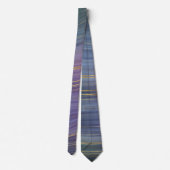 Cravate Cool Strata | Belle Agate bleu violet et or (Dos)
