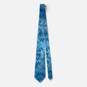 Cravate Cool tendance Blue Motif (Devant)