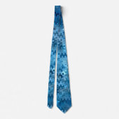 Cravate Cool tendance Blue Motif (Dos)