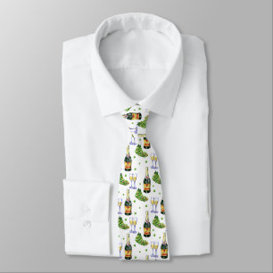 Cravate cool tiled wine pattern 