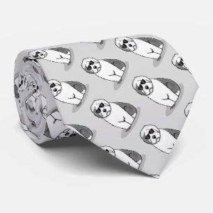 Cravate Cool Vieux Chien à mouton anglais (Grey 1) Mignonn