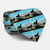 Cravate Coonhounds bleus de collines (Roulé)