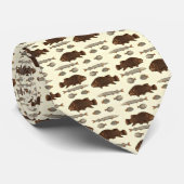 Cravate Copie antique d'antiquité de poissons (Roulé)