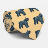 Cravate Copie de DES Flandres de Bouvier des deux côtés (Roulé)