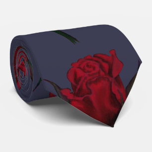 Cravate Copie de rose rouge