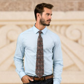 Cravate Copper and Black Art Deco Look Elegant