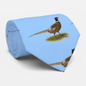 Cravate Coq de faisan (Roulé)