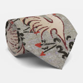 Cravate Coq de style d'art populaire (Roulé)