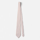 Cravate Coquette Préparation Chic Pastel Vert Et Rose Rayu (Devant)