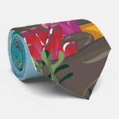 Cravate Corail Reef (Roulé)