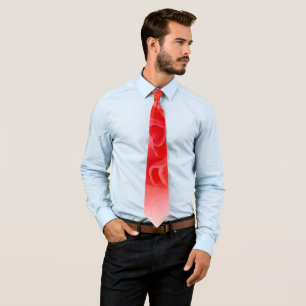 Cravate corail rose rose