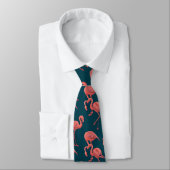 Cravate Corail vivant modèle flamingo (Attaché)