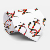 Cravate Coral Snakes Pattern Reptile (Roulé)