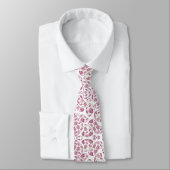 Cravate Corbata con manchas de flores lindas (Attaché)