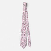 Cravate Corbata con manchas de flores lindas (Devant)