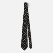 Cravate Corbata de estilo masculino moderno rayas (Devant)