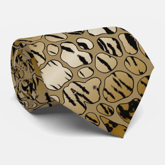 Cravate Corbata de tigre elegante (Roulé)
