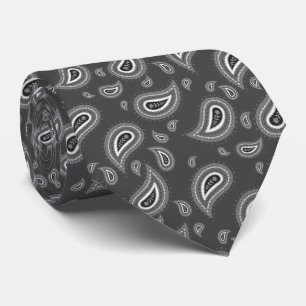 Cravate Corbata elegante gris