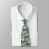Cravate Corbata elegante verde (Attaché)