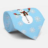 Cravate corbata festival de hombre de nieve (Roulé)