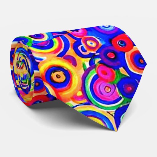 Cravate Corbata moderna espirales (Roulé)