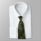Cravate Corbata verde elegante con bambú (Attaché)