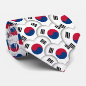 Cravate Coréen / Drapeau coréen /Corée du Sud (Roulé)