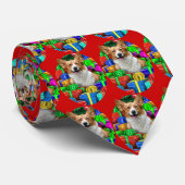 Cravate Corgi Cristmas Cadeaux Open (Roulé)