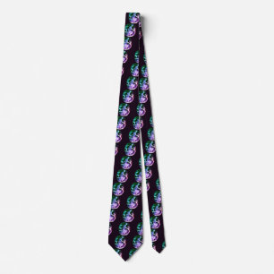 Cravate CORNUCOPIA Vert violet clair