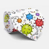 Cravate Coronavirus Germs (Roulé)