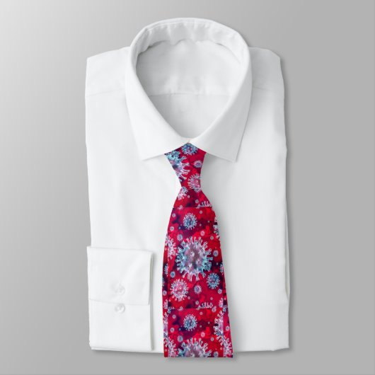 Cravate Coronavirus Tie — Illustration (Attaché)