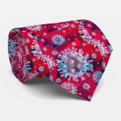 Cravate Coronavirus Tie — Illustration (Roulé)