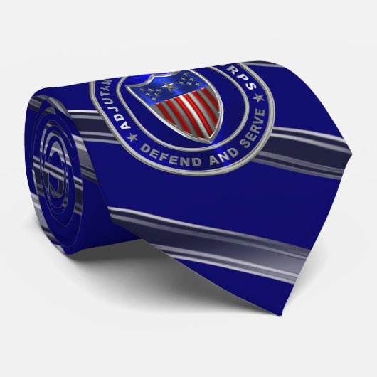 Cravate Corps du général adjoint “AG”  (Roulé)