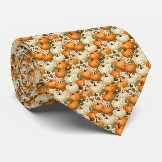 Cravate Correctif du Citrouille de fin (Roulé)