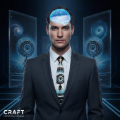 Cravate Cosmic Portal