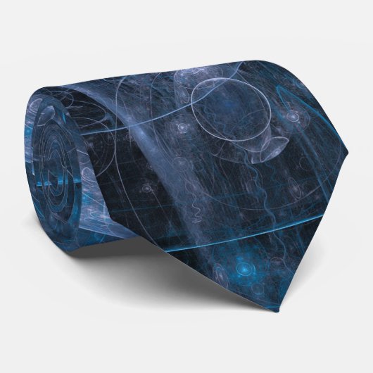 Cravate Cosmos Background (Roulé)