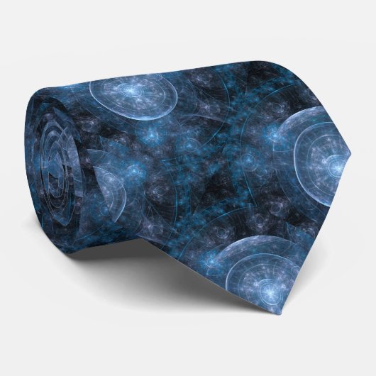 Cravate Cosmos Background (Roulé)